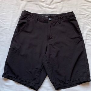Da Hui Black Hybrid Walking Shorts